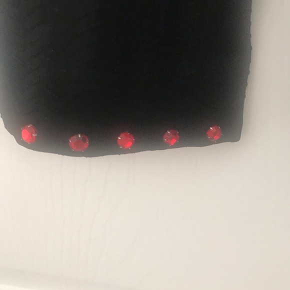 Appliqués Leather Show Vest w/Matching Slinky & Leather Cuffs sized Large - Picture 8 of 9